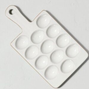 Hearth & Hand White Ceramic Egg Holder